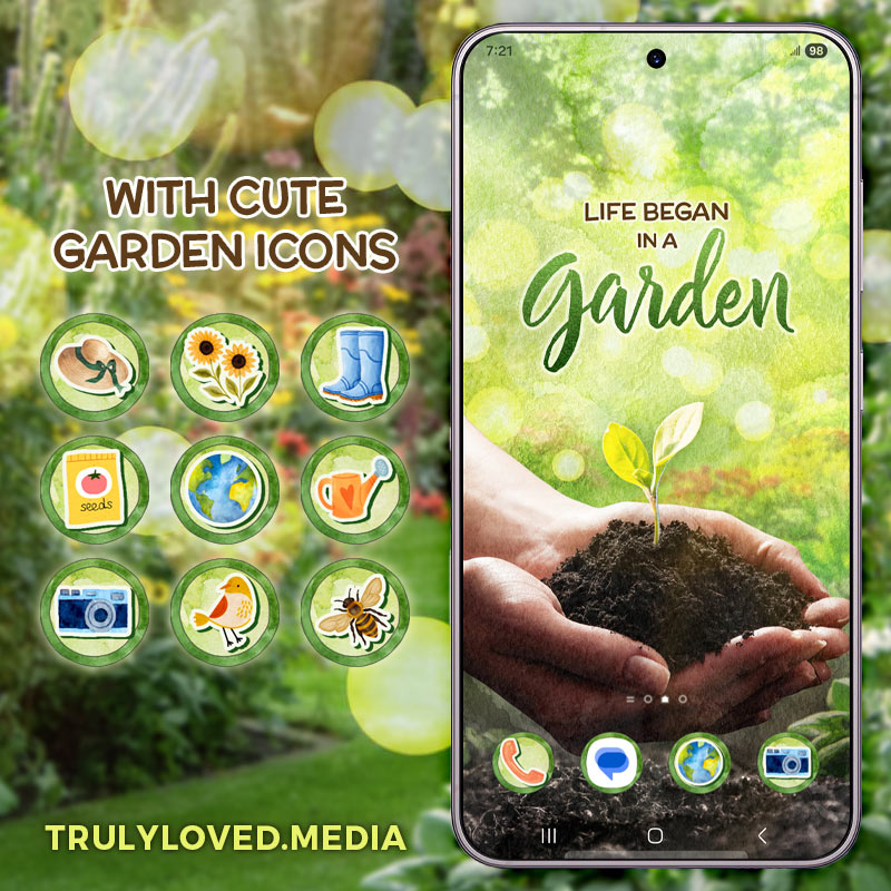 NEW THEME!! Life Began in a Garden